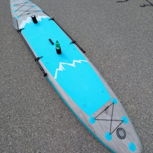 Premium Tandem (2 person) Adult Inflatable SUP / Paddle Board ( 13'6"x32"x6" ) with 3 in 1 Camera Mount * SALE 200$ 0FF *