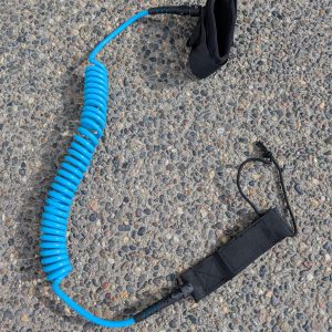 10’ Coiled safety Ankle leash for a Sup  Paddle board or surfboard ... * SALE *