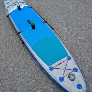 Premium Tandem (2 person) Adult Inflatable SUP / Paddle Board ( 13'6"x32"x6" ) with 3 in 1 Camera Mount * SALE 200$ 0FF *